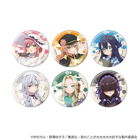 『君のことが大大大大大好きな100人の彼女』缶バッジ13/トレーディング(全6種)(描き下ろしイラスト)【BOX】【202609再販】