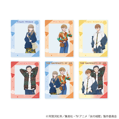 『氷の城壁』アクリルカード01/古着ファッションver. ブラインド(全6種)(描き下ろしイラスト)【BOX】【202608再販】