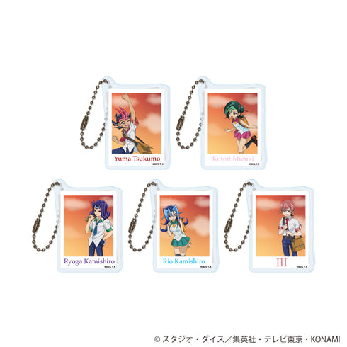 『遊☆戯☆王ZEXAL』アクリルキーホルダー04/コンプリートセット(全5種)(描き下ろしイラスト)