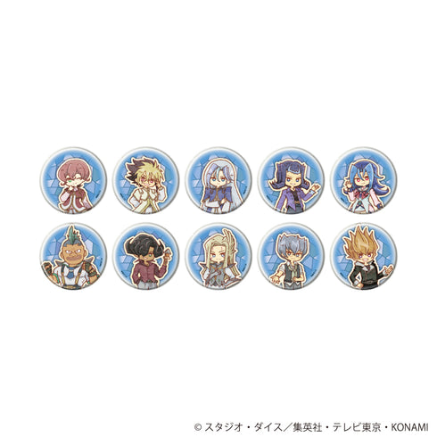 『遊☆戯☆王ZEXAL』缶バッジ11/コンプリートセット(全10種)(レトロアートイラスト)
