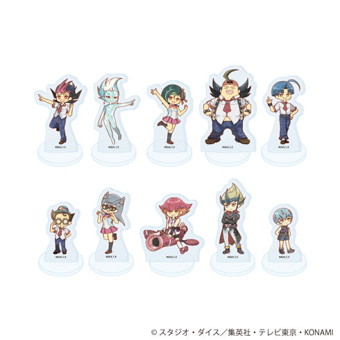 『遊☆戯☆王ZEXAL』アクリルぷちスタンド07/コンプリートセット(全10種)(レトロアートイラスト)
