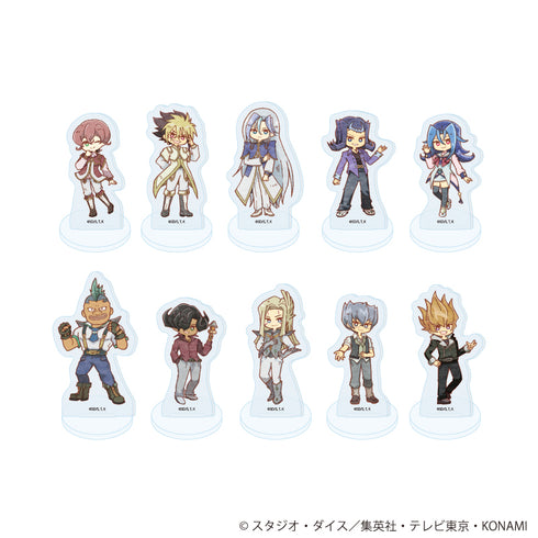 『遊☆戯☆王ZEXAL』アクリルぷちスタンド08/コンプリートセット(全10種)(レトロアートイラスト)