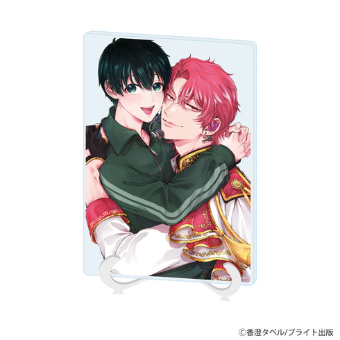 "Kasumi Taberu" Acrylic Art Board (A5 Size) 01 / "Group-Favorite BL Fair ~Café Time with the Idols~" (Official Illustration)