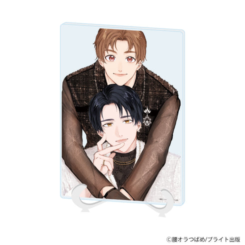 《腰奥拉燕子老师》亚克力画板(A5尺寸)01/《全团推BL展~与偶像们的咖啡时光~》(官方插画)