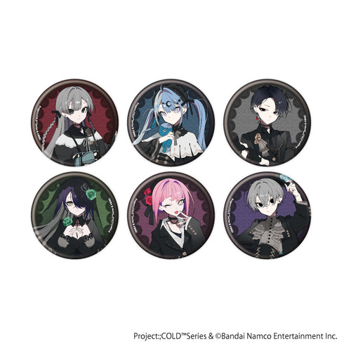 『Project:;COLD』缶バッジシリーズ」01/コンプリートセット(全6種)(描き下ろしイラスト)