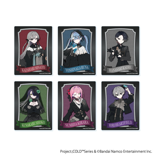 『Project:;COLD』アクリルカードシリーズ」01/コンプリートセット(全6種)(描き下ろしイラスト)