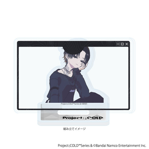 『Project:;COLD』アクリルスタンドプレートシリーズ」03/花崎 薫(公式イラスト)