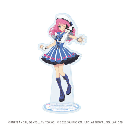 『アイカツスターズ!×サンリオキャラクターズ』アクリルスタンド12/桜庭ローラ×クロミ(コラボイラスト(等身))