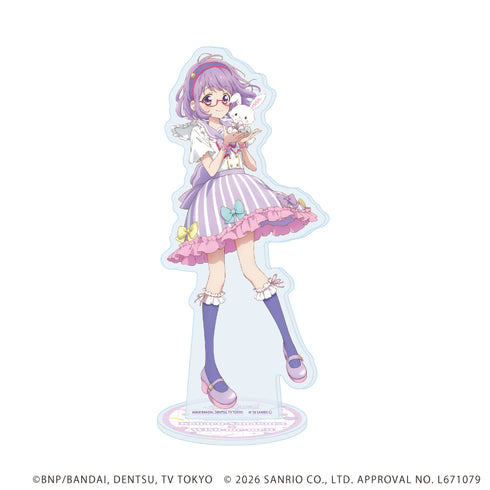 『アイカツスターズ!×サンリオキャラクターズ』アクリルスタンド13/七倉小春×ウィッシュミーメル(コラボイラスト(等身))