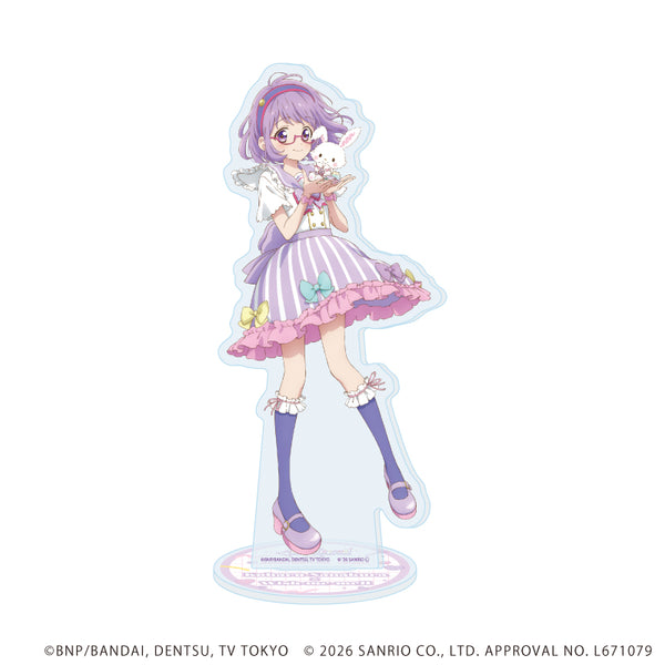 『アイカツスターズ!×サンリオキャラクターズ』アクリルスタンド13/七倉小春×ウィッシュミーメル(コラボイラスト(等身))