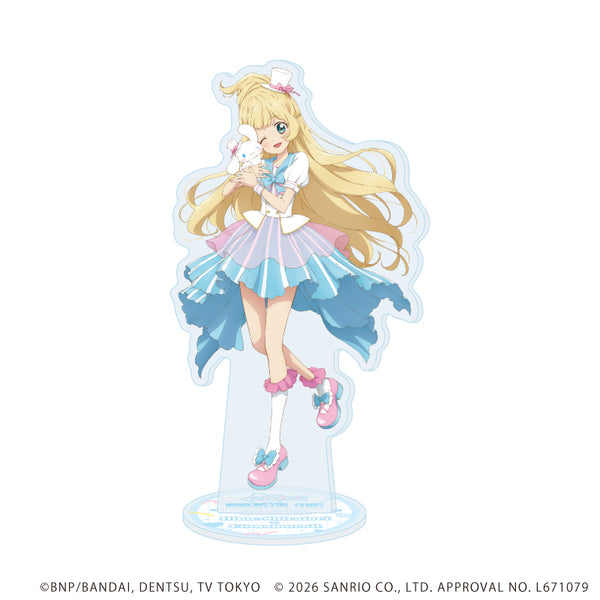 『アイカツスターズ!×サンリオキャラクターズ』アクリルスタンド14/白鳥ひめ×シナモロール(コラボイラスト(等身))