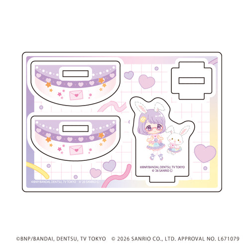 『アイカツスターズ!×サンリオキャラクターズ』ゆらゆらアクリルスタンド05/七倉小春×ウィッシュミーメル(コラボイラスト(ミニキャラ))