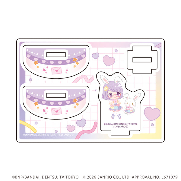 『アイカツスターズ!×サンリオキャラクターズ』ゆらゆらアクリルスタンド05/七倉小春×ウィッシュミーメル(コラボイラスト(ミニキャラ))