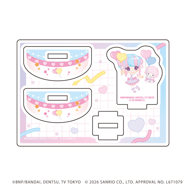 『アイカツスターズ!×サンリオキャラクターズ』ゆらゆらアクリルスタンド09/花園きらら×マイスウィートピアノ(コラボイラスト(ミニキャラ))