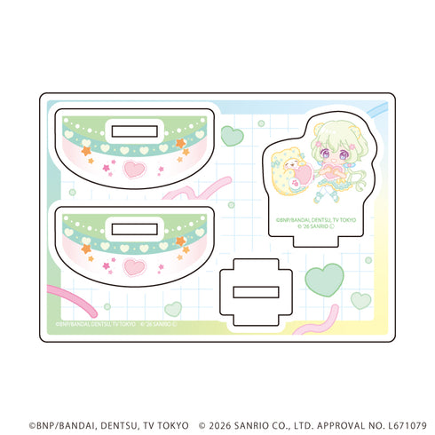 『アイカツスターズ!×サンリオキャラクターズ』ゆらゆらアクリルスタンド10/双葉アリア×まるもふびより(コラボイラスト(ミニキャラ))