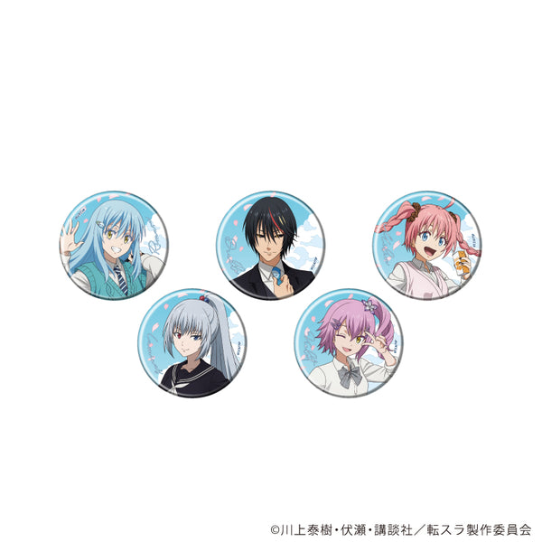 『転生したらスライムだった件』缶バッジ13/コンプリートセット(全5種)(描き下ろしイラスト)