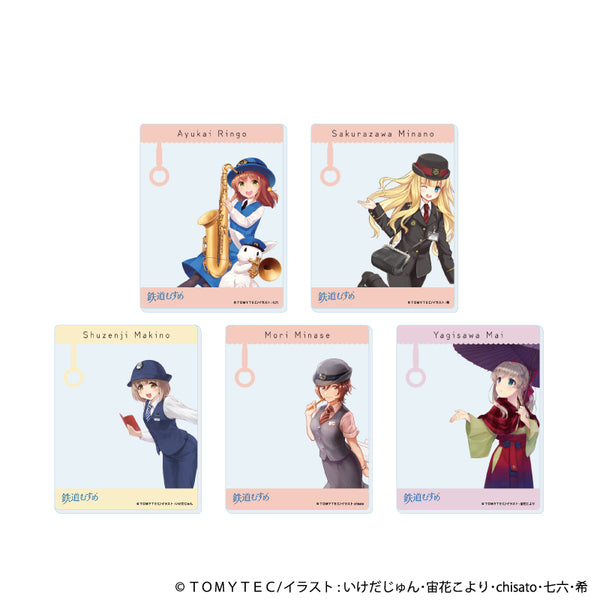 "Railway Girls" Acrylic Card 01 / Complete Set (5 Varieties) (Official Art)