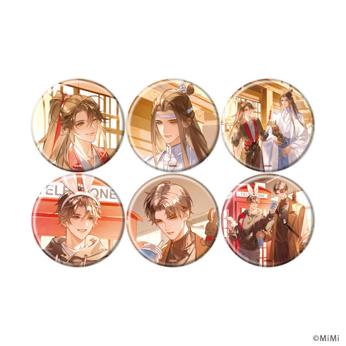 『大河幻想ラジオドラマ魔道祖師』缶バッジ」03/デートver. コンプリートセット(全6種)(描き下ろしイラスト)