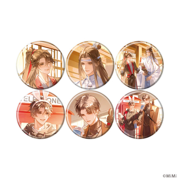 『大河幻想ラジオドラマ魔道祖師』缶バッジ」03/デートver. コンプリートセット(全6種)(描き下ろしイラスト)