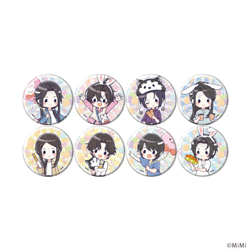 『大河幻想ラジオドラマ魔道祖師』缶バッジ」04/デートver. コンプリートセット(全8種)(グラフアートイラスト)