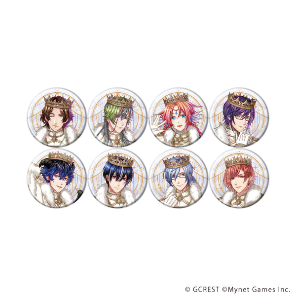 "The Kingdom of Dreams and the 100 Sleeping Princes" Hologram Pin Badges (57mm) 24-Piece Complete Set (8 Varieties Total) (Official Artwork)