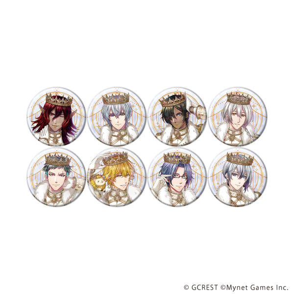 "The Kingdom of Dreams and the 100 Sleeping Princes" Hologram Pin Badges (57mm) - Set of 25 (Complete Set of 8 Varieties) (Official Artwork)