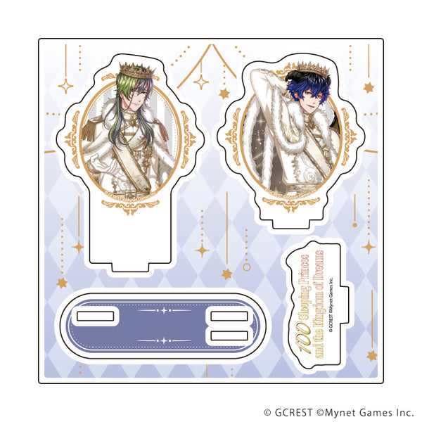 『夢王国と眠れる100人の王子様』アクリルスタンドプレート67/キャピタ&グラッド(公式イラスト)