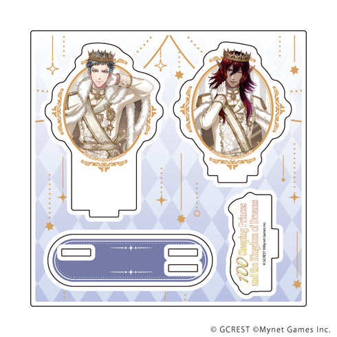 "The Kingdom of Dreams and the 100 Sleeping Princes" Acrylic Stand Plate 72 / Jet & Dion (Official Illustration)