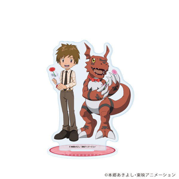 『デジモンテイマーズ』アクリルスタンド11/タカト&ギルモン お祝いver.(描き下ろしイラスト)