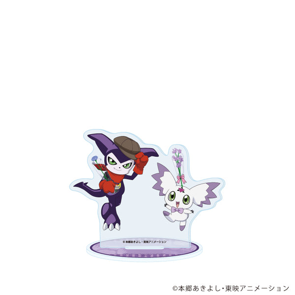 『デジモンテイマーズ』アクリルスタンド14/クルモン&インプモン お祝いver.(描き下ろしイラスト)
