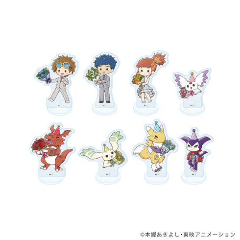 『デジモンテイマーズ』アクリルぷちスタンド02/お祝いver. コンプリートセット(全8種)(グラフアートイラスト)