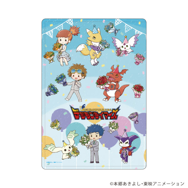 『デジモンテイマーズ』キャラクリアケース04/集合デザイン お祝いver.(グラフアートイラスト)