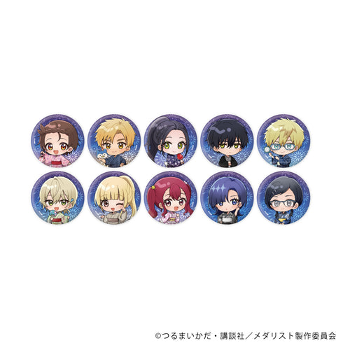 『メダリスト』缶バッジ10/夏祭りver. コンプリートセット(全10種)(ミニキャライラスト)