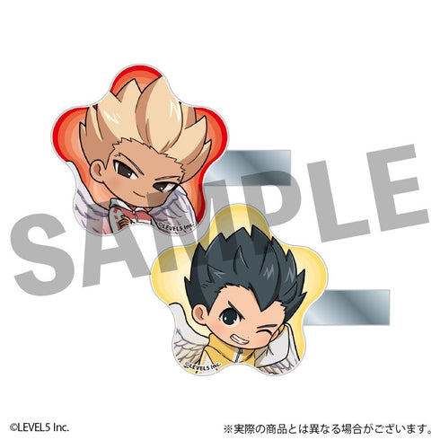 『イナズマイレブン 英雄たちのヴィクトリーロード』アクリルヘアクリップ 豪炎寺 修也 天使ver.&宇都宮 虎丸 天使ver.