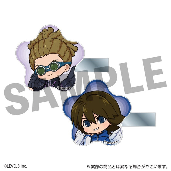 『イナズマイレブン 英雄たちのヴィクトリーロード』アクリルヘアクリップ 鬼道 有人 悪魔ver.&フィディオ・アルデナ 天使ver.