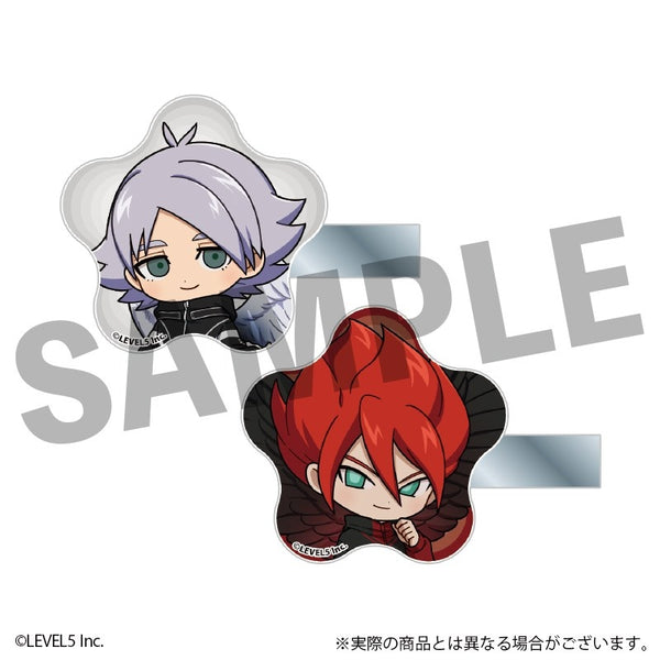 『イナズマイレブン 英雄たちのヴィクトリーロード』アクリルヘアクリップ 吹雪 士郎 天使ver.&グラン 悪魔ver.
