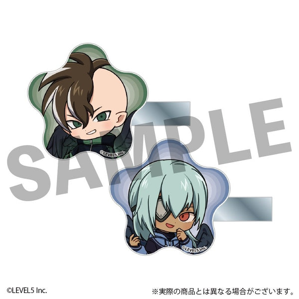 『イナズマイレブン 英雄たちのヴィクトリーロード』アクリルヘアクリップ 不動 明王 悪魔ver.&佐久間 次郎 悪魔ver.