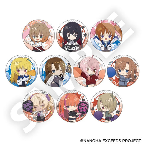 『魔法少女リリカルなのは EXCEEDS Gun Blaze Vengeance』フレフレンズ缶バッジ 全10種【BOX】