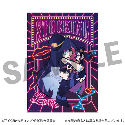 『New PANTY & STOCKING with GARTERBELT』クリアポスター ストッキング