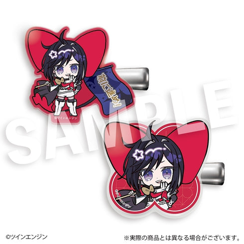 『THE RIBBON HERO リボンヒーロー』フレフレンズヘアクリップ サファイア(リボンの騎士Ver.)