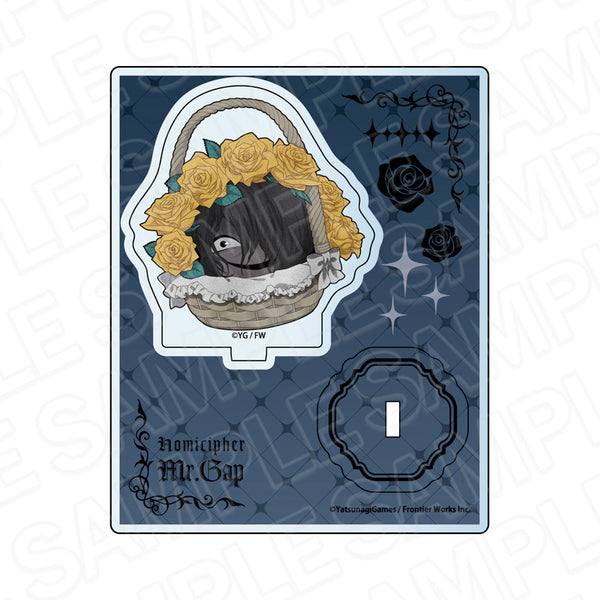 "Moji Ka Ka" Acrylic Stand: The Man in the Gap - Rose (Chibi Version)