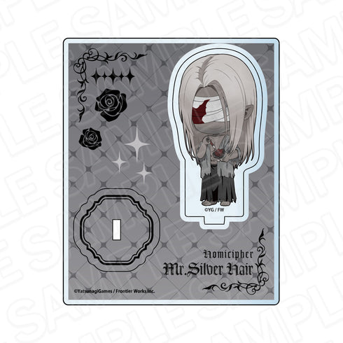 『文字化化』アクリルスタンド 銀髪の男 Rose デフォルメ ver.