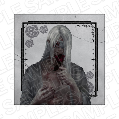 "Monokakika" Microfiber Silver-Haired Man Rose Ver.