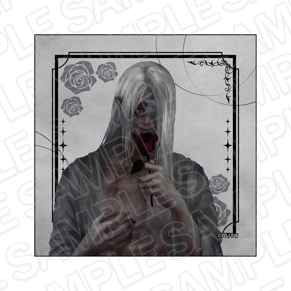 "Monokakika" Microfiber Silver-Haired Man Rose Ver.