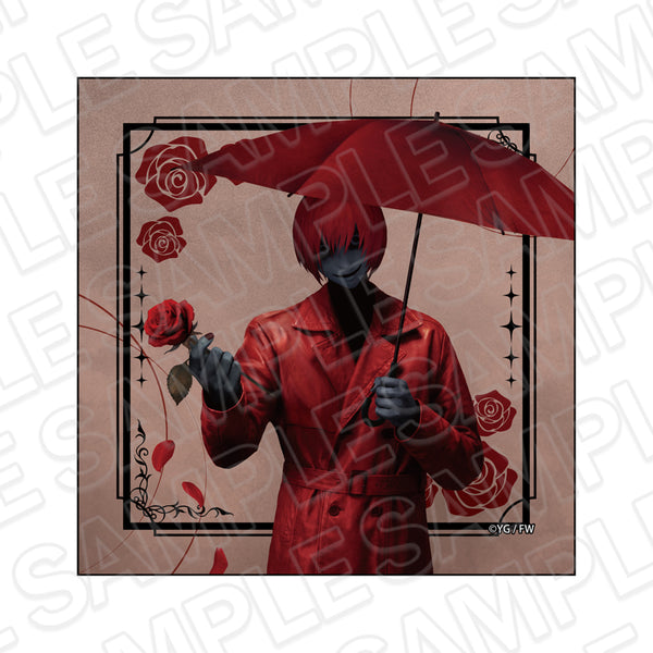 "Moji-ka-ka" Microfiber: The Man with the Red Umbrella (Rose Ver.)