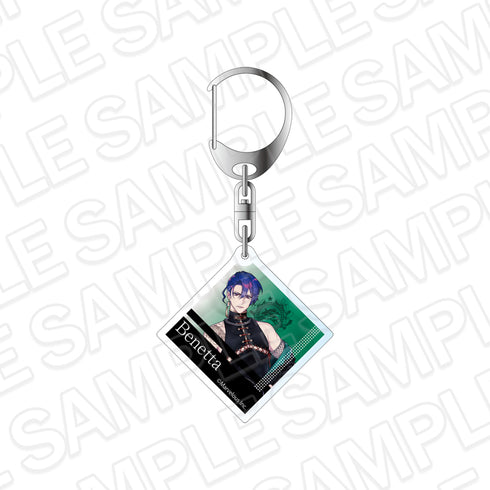 "The 1000 Gunmen: Rhodoknight" Acrylic Keychain - Benetta (Future × Crush Ver.)