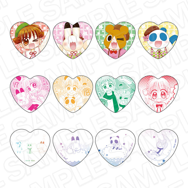"Animal Yokocho" Heart-Shaped Hologram Pin (Blind Pack) Set