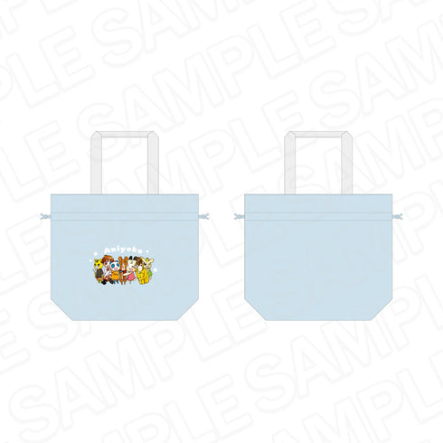 "Animal Yokocho" Tote Bag - BLUE