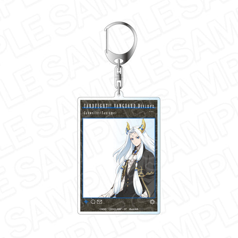 "Cardfight!! Vanguard Divinez: The Phantom Star War" Social Media-Style Acrylic Keychain: Gabelius (Phantom) New Victorian Ver.