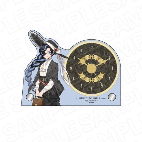 "Cardfight!! Vanguard: Divinez - The Battle of the Phantom True Stars" Mini Acrylic Clock: Kurumi Ishikawa (New Victorian Ver.)